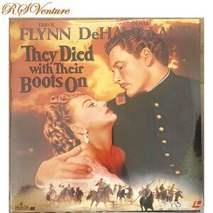 LaserDisc Film "THEY DIED WITH THEIR BOOTS ON".